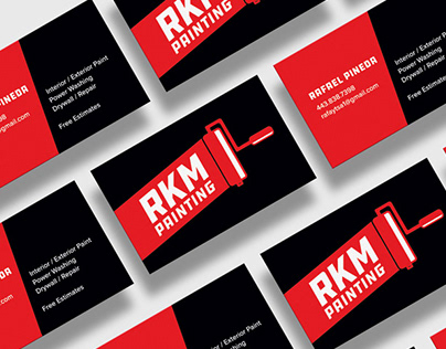 RKM Painting Logo / Business cards