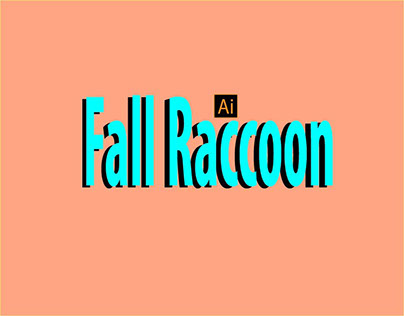 Fall raccoon
