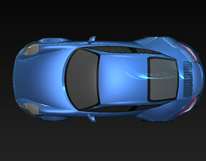 2023-11-15: Grov Porsche 3D-Modell