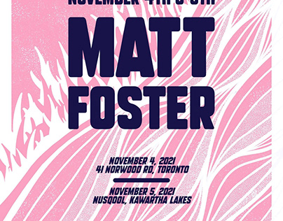 Matt Foster - Concert Poster