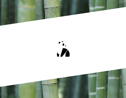 Panda Logo, Minimal Design and Gestalt Principle