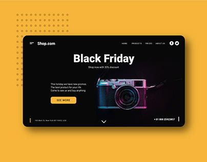 Black Friday Product Landing page