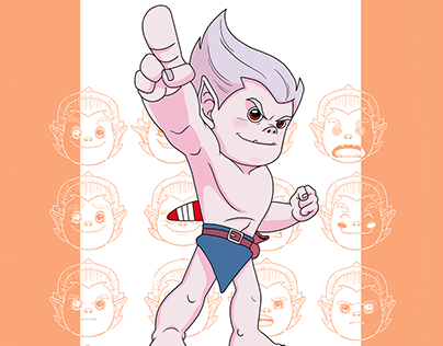 Project thumbnail - Character Design - Little Hero - Albino