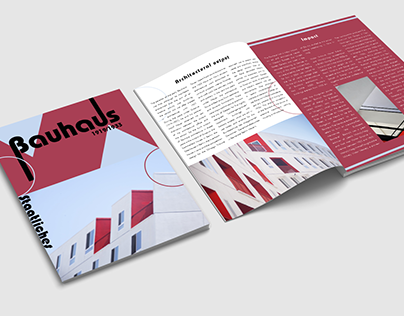 Bauhaus Magazine Layout - School project