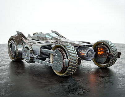 Project thumbnail - Batmobile 3D