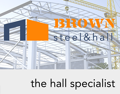 Brown steel and hall - brand identity and webdesign