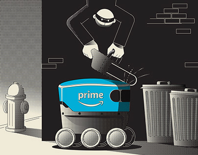 Amazon Scout — fully-electric delivery system