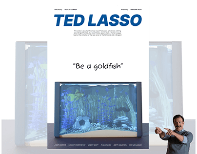 3D poster for the TV series Ted Lasso