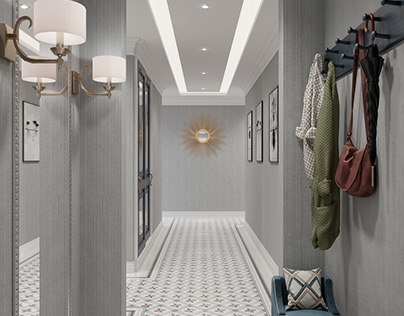 Sophisticated Elegance: The Refined Hallway