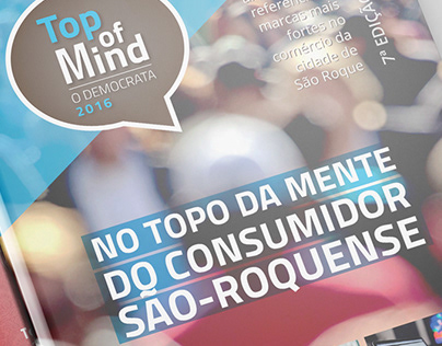 Top of Mind O Democrata - Editorial Design