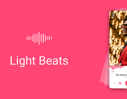 Light Beats Concept Music Player Mobile UI