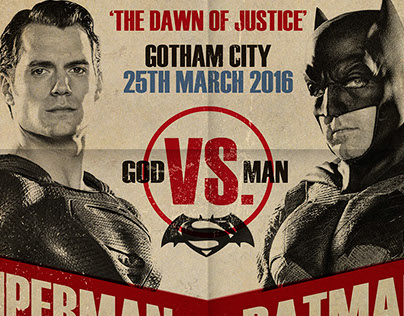 Dawn of Justice Fight Poster