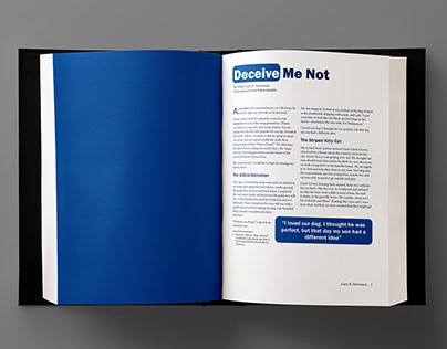 "Deceive Me Not" Booklet