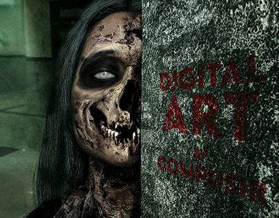 scary digital art from an ordinary photo