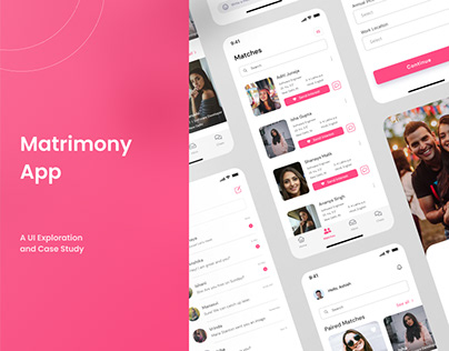 Matrimony App- UI/UX Case Study