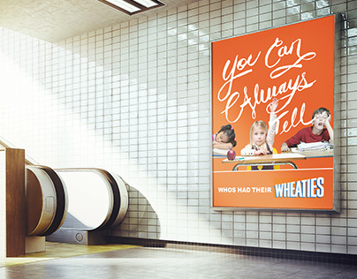 Wheaties ad campaign (mock)