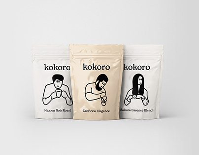 Project thumbnail - Kokoro - Japanese Coffee Branding