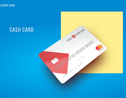 Credit Europa bank Cash card Landing page