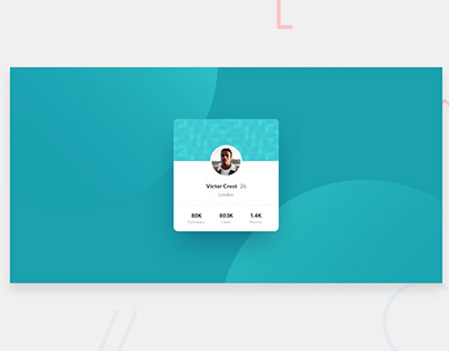 Project thumbnail - profile-card-component