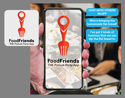 FoodFriends app social media campaign