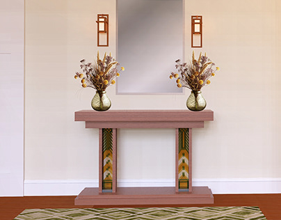Prairie Style Console Table