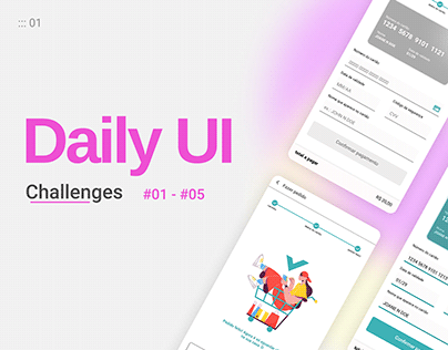 Daily UI || Challenges 1-5