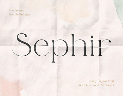 FREE FONT || Sephir - Classy Elegant Serif