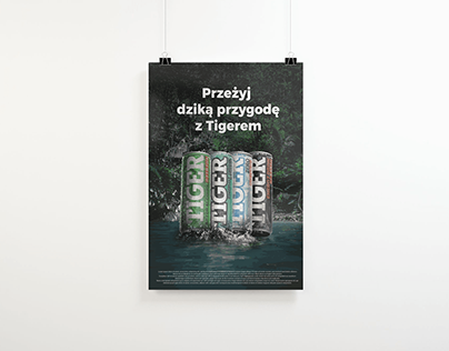 Energy Drink Poster Print Design