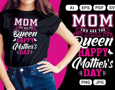 Happy Mother's Day T- shirt design