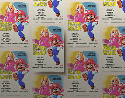 Movie Poster Design : Super Mario Bros