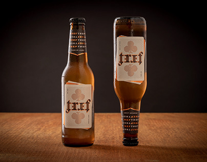 TREF premium lager beer