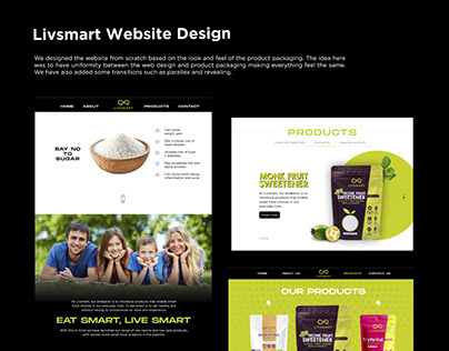 Livsmart Website Design