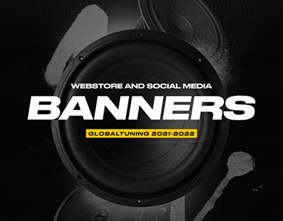 Webstore and social media banners