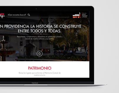 Website Patrimonio Providencia - Wilmai !