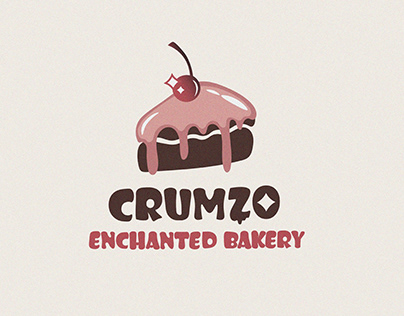 Сartoon logo for Bakery "CRUMZO"