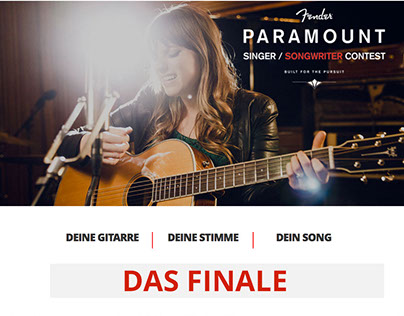 Fender Germany Website Builds