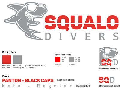 Brand update for Squalo Divers (North Miami Beach)