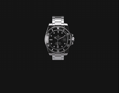 Rolex Submarine Watch 3D Animation.