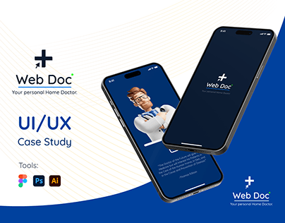 WebDoc - Medical App UI/UX Case study