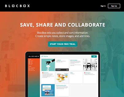 Blocbox App UX/UI