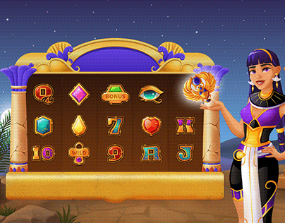 A set of Egyptian themed slots