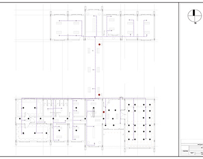 Shop drawing for Fire-Station in Safaga