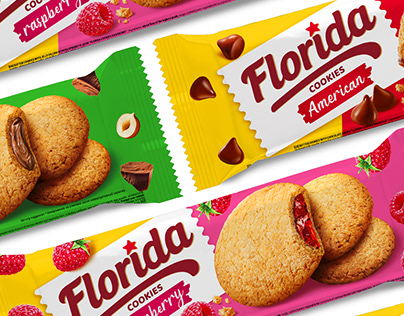 Florida cookie packaging design