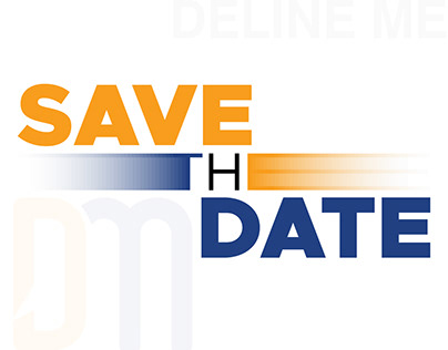 Save the Date Video animation for Deline Media