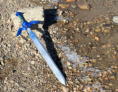 The Master Sword hand crafted from EVA foam.