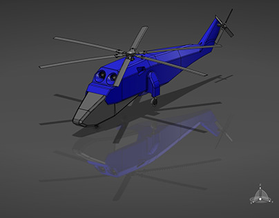 Helicopter concept with detachable cabin
