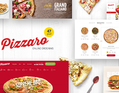 FREE Food Ordering eCommerce Template (PSD)