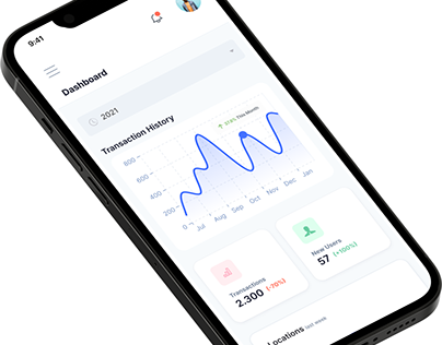 Dashboard Mobile and website UI