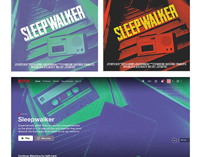 Sleepwalker movie poster design