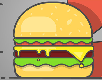 Hamburger Illustration
